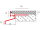 Celox Hliníkový Odkvapový/Balkónový profil Drip ukončovací pre dlažbu, Antracit