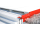Celox Hliníkový Odkvapový/Balkónový profil RT+ ukončovací pre dlažbu v.30 mm SvetloŠedý