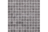 Cersanit Bolt mrazuvzdorná retrifikovaná SSQ mozaika 29,8x29,8x0,93 cm R10b Šedá matná