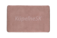 Gedy FUZZY kúpeľňová predložka, 50x80 cm, 100% polyester, protisklz, ružová