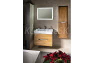 Sapho Kúpeľňový set MEDIENA 80, biela matná/dub natural