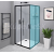 Gelco SIGMA SIMPLY BLACK sprch.dvere posuvné pre rohový vstup 110x190cm,skl.Číre pr.Čierny
