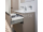 Mereo Mailo, kúpeľňová skrinka 61 cm, šedá mat, čierne madlo