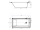 Cersanit Balinea obdĺžniková akrylátová vaňa 140x70 cm 130L Biela
