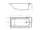 Cersanit Blissa obdĺžniková akrylátová vaňa 150x70 cm 160L Biela