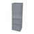 Mereo Opto kúpeľňová skrinka vysoká 125 cm, ľavé otváranie, Multidecor, Monumentálna sivá