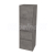 Mereo Opto kúpeľňová skrinka vysoká 125 cm, ľavé otváranie, Multidecor, Betón tmavosivý