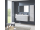 Mereo Aira, kúpeľňová skrinka 170 cm vysoká, ľavé otváranie, Multidecor, Čierna Supermat