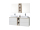 Mereo Aira, kúpeľňová skrinka 121 cm, Multidecor, Dub Sand Barbera