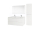 Mereo Aira, kúpeľňová skrinka 121 cm, Multidecor, Arktická sivá