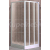 Roth LD3 80x180cm posuvné sprchové dvere, biely profil, bezpečnostné sklo GRAPE