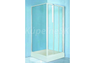 Roth LD3 95x180cm posuvné sprchové dvere, biely profil, výplň polystyrol