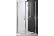 Roth TR1 100x100cm štvrťkruhový sprchový kút, krídlové dvere, Brillant, číre sklo