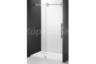Roth KID2 180x200cm sprchové posuvné dvere do niky, profil Brillant,Číre sklo