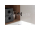 Mereo Bino kúpeľňová skrinka horná 63 cm, ľavá, Multidecor, Dub Patinovaný