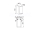 Mereo Bino kúpeľňová skrinka horná 63 cm, pravá, Multidecor, Chromix biely