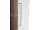 Mereo Bino, kúpeľňová skrinka vysoká 163 cm, pravá, Multidecor, Chromix strieborný