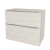 Mereo Mailo, kúpeľňová skrinka 81 cm, chróm madlo, Multidecor, White Loft Pine