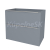 Mereo Mailo, kúpeľňová skrinka 61 cm, chróm madlo, Multidecor, Monumentálna sivá