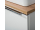 Mereo Mailo, kúpeľňová skrinka 101 cm, chróm madlo, Multidecor, Dub Nelson