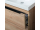 Mereo Mailo, kúpeľňová skrinka vysoká 170 cm, čierne madlo, Multidecor, Dub Wotan