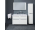 Mereo Mailo, kúpeľňová skrinka vysoká 170 cm, čierne madlo, Multidecor, Dub Sand Barbera