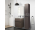 Mereo Mailo, kúpeľňová skrinka vysoká 170 cm, čierne madlo, Multidecor, Light Rock Hickory