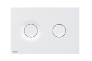 ALCA Dot.Dot Ovládacie tlačítko pre predstenové inštalačné systémy,biela matná