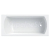 Geberit Perfect obdĺžniková akrylátová vaňa 140x70 cm 210L s nožičkami Biela lesklá