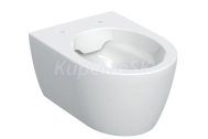 Geberit Icon WC závesné 49x36 cm,hlboké splachovanie,skrátené vylož,Rimfree,Biele/KeraTect