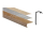 RIGID SPC schodiskový profil Golden EF systém 50x26 mm dĺžka 1,2 m