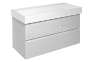 Sapho FILENA umývadlová skrinka 95x51,5x43cm, biela matná