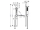 Hansgrohe Pulsify E Set sprchovej hlavice,tyče a hadice,EcoSmart,1 prúd,Chróm