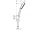 Hansgrohe Pulsify S ručná sprcha 105 s držiakom,hadicou 125 cm,1jet Biela matná