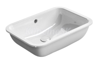 GSI PURA/CLASSIC keramické umývadlo 38x55cm, zapustné, biela ExtraGlaze
