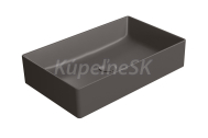 GSI KUBE X keramické umývadlo na dosku 60x37cm, bistro mat