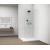 Polysan ESCA WHITE MATT jednodielna sprchová zástena k stene,110x210cm Číre/Biela