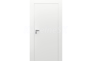 PORTA Doors SET rámové dvere HIDE 1.1 Plné, Lak premium-Biela + zárubeň reverzná