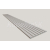 Dekoračný 3D lamelový panel 265x30x1,6 cm podklad MDF Betón Svetlý lamela CPL Perleť Sivá