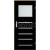 DRE dvere PREMIUM5 fólia DRE-Cell Grafit ryfla