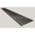 Dekoračný 3D lamelový panel 265x30x1,6 cm podklad MDF Perleťová Sivá lamela fólia Čierna