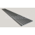Dekoračný 3D lamelový panel 265x30x1,6 cm podklad MDF Biela lamela CPL Diamantová Sivá