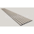 Dekoračný 3D lamelový panel 265x30x1,6 cm podklad MDF Čierna lamela CPL Betón Svetlý