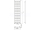 Bruckner ALBRECHT vykurovacie teleso 600x1570mm, 536 W, stredové pripojenie, chróm