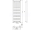 Bruckner ALBRECHT vykurovacie teleso 600x1250mm, 431 W, stredové pripojenie, chróm