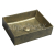 Sapho FORMIGO betónové umývadlo na dosku, 47,5x36,5cm, zlato