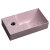 Sapho PICCOLINO betónové umývadlo 30,8x10x17cm, batéria vľavo, ružová
