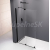 Polysan MODULAR SHOWER sprchová zástena s posuvnou stenou 1400 mm, čierna