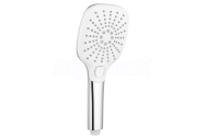 Sapho Ručná masážná sprcha s tlačidlom, 3 režimy, 109x109mm, ABS/chróm