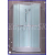 Hydromasážny box Sanipro SIMPLE, štvrťkruhový 80cm, biely profil, transparentné sklo